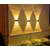 Lampa solara de perete cu 8 LED-uri : Culoare - negru, Culoare (tm): negru - 2- Roveli