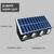 Lampa solara de perete cu 8 LED-uri : Culoare - negru, Culoare (tm): negru - 9- Roveli