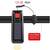 Lampa pentru Bicicleta LY-17 cu Incarcare Solara : Culoare - negru/portocaliu, Culoare (tm): negru/portocaliu - 7- Roveli