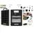 Panou solar 20W cu acumulator 2400mAh, portabil, cu cabluri de incarcare device-uri : Putere - 20W - 10- Roveli