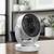 Ventilator de circulatie a aerului, reincarcabil, 3 viteze : Culoare - alb, Culoare (tm): alb - 4- Roveli