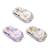Mouse Conexiune Bluetooth si Wireless 2.4G si BT, 300mAh, Conector USB, DPI ajustabil : Culoare - mov, Culoare (tm): gri - 4- Roveli