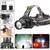 Lanterna frontala LED, COBA CB-T701D, cu senzor de miscare, zoom puternic, trei acumulatori 18650, power bank : Culoare - negru - 2- Roveli