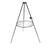 ​Gratar cu trepied, fabricat din otel, inaltimea reglabila, picioare solide, diametru 80 cm, inaltime maxima 180 cm, negru - - Roveli