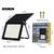 Lampa solara de perete LED, pentru exterior, IP67 : Putere - 100 W - 7- Roveli