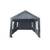 Pavilion multifunctional tip garaj DacEnergy©, depozitare, evenimente, cu ferestre, ambele capete detasabile, cadru metalic din otel, prelata rezistenta, utilizare in fiecare sezon, 3 x 6 x 2.75 m - - Roveli