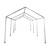 Pavilion multifunctional tip garaj DacEnergy©, depozitare, evenimente, cu ferestre, ambele capete detasabile, cadru metalic din otel, prelata rezistenta, utilizare in fiecare sezon, 3 x 6 x 2.75 m - 9- Roveli