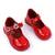Pantofi usori , de copii , cu bareta decorata 1527-ROSU - 3- Roveli