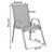 Set mobilier gradina DacEnergy©, 2 scaune, o masa rotunda, blat frumos din sticla, tapiteria scaunelor din textilene, aspect estetic, stil minimalist, pentru gradina, terasa, balcon - 7- Roveli