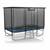 Trambulina dreptunghiulara de gradina, materiale rezistente la UV, cadru din otel galvanizat, scara confortabila si sigura, cu fermoar si catarama, 244 × 366 cm - 7- Roveli