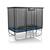 Trambulina dreptunghiulara de gradina, materiale rezistente la UV, cadru din otel galvanizat, scara confortabila si sigura, cu fermoar si catarama, 305 x 214 cm - 7- Roveli