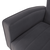 Fotoliu de relaxare, tesatura Velvet gri, BARET - 6- Roveli