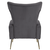 Fotoliu de relaxare, tesatura Velvet gri, BARET - 12- Roveli
