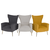 Fotoliu de relaxare, tesatura Velvet gri, BARET - 14- Roveli