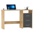 Birou PC, stejar artizanal/grafit, LARISTOTE NEW - 6- Roveli