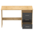Birou PC, stejar artizanal/grafit, LARISTOTE NEW - 11- Roveli