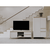 Vitrina, casmir/stejar sonoma, LONGY REG1W - 4- Roveli