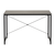Birou, beton/negru, 120x60 cm, MELLORA - 2- Roveli