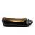 ​Balerini usori de dama , cu detaliu auriu 99192-BLACK, Culoare (12): Negru, Marime (12): 38* - 4- Roveli
