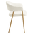 Fotoliu de sufragerie de design, crem/fag, NIZAR TYP 1 - 2- Roveli