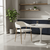 Fotoliu de sufragerie de design, crem/fag, NIZAR TYP 1 - 6- Roveli