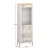 Vitrina, casmir/stejar de piatra, RUNOL 1D1W - 4- Roveli