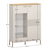 Vitrina joasa, casmir/stejar de piatra, RUNOL 1D1W - 4- Roveli