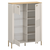 Vitrina joasa, casmir/stejar de piatra, RUNOL 1D1W - 5- Roveli