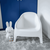 Scaun stivuibil, alb, plastic, SOKRA NEW - 10- Roveli