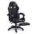 Scaun de gaming, suport extensibil pentru picioare, functie de inclinare a spatarului, reglare a inaltimii, ergonomie, inaltime totala maxima 121 cm, negru - 15- Roveli