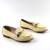 Mocasini usori de dama , cu accesoriu auriu A10502-BEIGE, Culoare (12): Bej, Marime (12): 41 - 5- Roveli