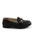 Mocasini usori de dama , cu accesoriu auriu A10502-BLACK, Culoare (12): Negru, Marime (12): 39 - 4- Roveli