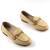 Mocasini usori de dama , cu accesoriu auriu A10502-CAMEL, Culoare (12): Camel, Marime (12): 38 - 3- Roveli