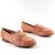 ​Mocasini usori de dama , cu accesoriu auriu A10505-PINK, Culoare (12): Roz, Marime (12): 37 - 5- Roveli