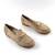 Mocasini usori de dama , cu accesoriu auriu A10505-BEIGE, Culoare (12): Bej, Marime (12): 41 - 3- Roveli