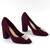 ​Pantofi eleganti de dama , cu brosa argintie 88416-11-PURPLE, Culoare (12): Mov, Marime (12): 36* - 5- Roveli