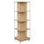 Raft pivotant, stejar/negru, POTOR - - Roveli