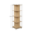 Raft pivotant, stejar/negru, POTOR - 5- Roveli