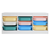 Organizator cu cutii de depozitare, alb/mix de culori, TRIMAL NEW - 2- Roveli