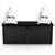 ​Cutie gradina, din plastic, maner de transport, cu capac, 390 l, 143 x 57 x 53,5 cm, negru - 8- Roveli
