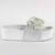 ​Papuci de dama, cu talpa groasa si funde decorative CK148P-WHITE, Culoare (12): Alb, Marime (12): 40* - 4- Roveli