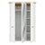 Dulap cu spatiu pt. umerase H, stejar craft auriu / stejar craft alb, SUDBURY - 3- Roveli