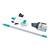 ​Aspirator fara fir pentru curatarea spa-urilor si piscinelor de gradina Intex, tija telescopica, 2,8 m, 2 capete de periuta inlocuibile, baterie puternica Ni-MH, cablu USB inclus - - Roveli