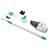 ​Aspirator fara fir pentru curatarea spa-urilor si piscinelor de gradina Intex, tija telescopica, cablu USB inclus, 2 capete de periuta inlocuibile, 4V Ni-MH, 45 litri/ora, 0,8 L - 4- Roveli