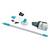 ​Aspirator fara fir pentru curatarea spa-urilor si piscinelor de gradina Intex, tija telescopica, cablu USB inclus, 2 capete de periuta inlocuibile, 4V Ni-MH, 45 litri/ora, 0,8 L - 6- Roveli