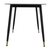 Masa de sufragerie, gri marmura/neagra/aur, 121x71 cm, FLORENC TIP 1 - 14- Roveli