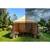 Pavilion de gradina, cu 3 pereti, fabricat din PVC, constructie din otel, acoperisul din PVC 1280D – 100% impermeabil, filtru UV UPF50+, 3 x 3 m, bej - 3- Roveli