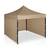 Pavilion de gradina, cu 3 pereti, fabricat din PVC, constructie din otel, acoperisul din PVC 1280D – 100% impermeabil, filtru UV UPF50+, 3 x 3 m, bej - 8- Roveli