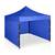 Pavilion de gradina, cu 3 pereti, fabricat din PVC, constructie din otel, acoperisul din PVC 1280D – 100% impermeabil, filtru UV UPF50+, 3 x 3 m, albastru - 10- Roveli