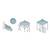Pavilion de gradina, cu 3 pereti, fabricat din PVC, constructie din otel, acoperisul din PVC 1280D – 100% impermeabil, filtru UV UPF50+, 3 x 6 m, negru - 3- Roveli